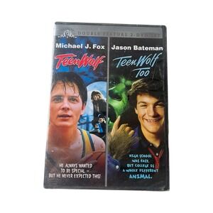 Teen Wolf/Teen Wolf Too Double Feature DVD Michael J Fox Jason Bateman Sealed